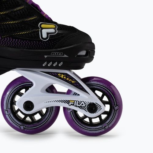 Rolki dziecięce FILA Wizy G black/yellow magenta