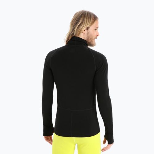 Longsleeve termoaktywny męski icebreaker Merino Roll Neck black