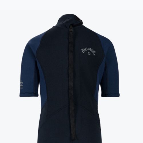 Pianka do pływania dziecięca Billabong 2/2 mm Intruder Back Zip Spring navy