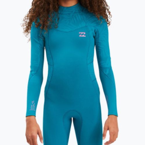 Pianka do pływania dziecięca Billabong 3/2 mm Synergy Back Zip blue lagoon