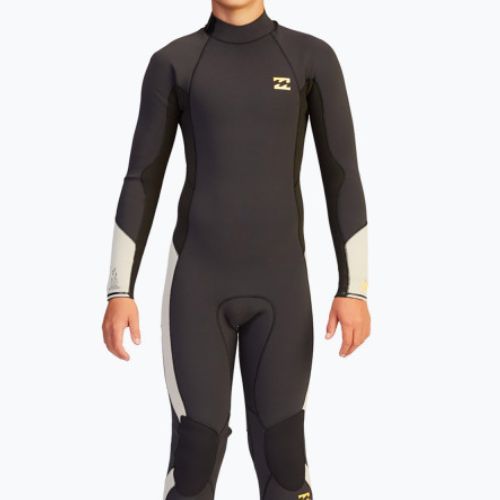 Pianka do pływania dziecięca Billabong 4/3 mm Absolute Back Zip black rock