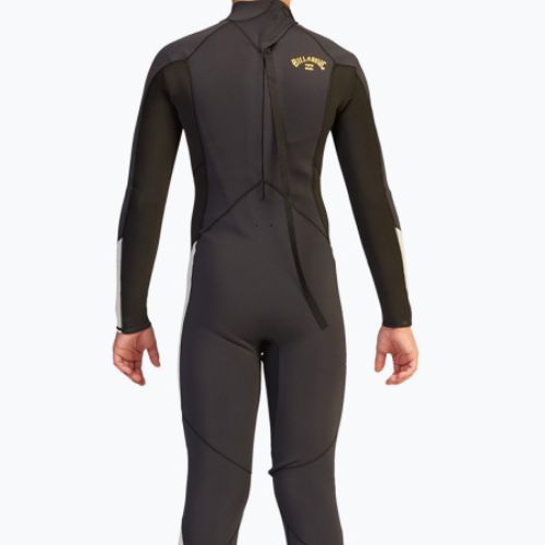 Pianka do pływania dziecięca Billabong 4/3 mm Absolute Back Zip black rock