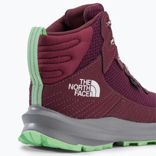 Buty trekkingowe dziecięce The North Face Fastpack Hiker Mid WP red violet/wild ginger