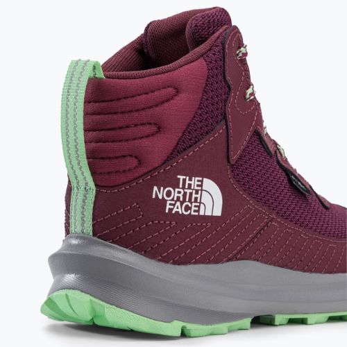 Buty turystyczne dziecięce The North Face Fastpack Hiker Mid WP red violet/wild ginger