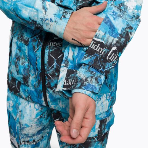 Kurtka snowboardowa męska The North Face Printed Dragline norse blue