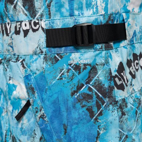 Spodnie snowboardowe męskie The North Face Printed Dragline Bib norse blue