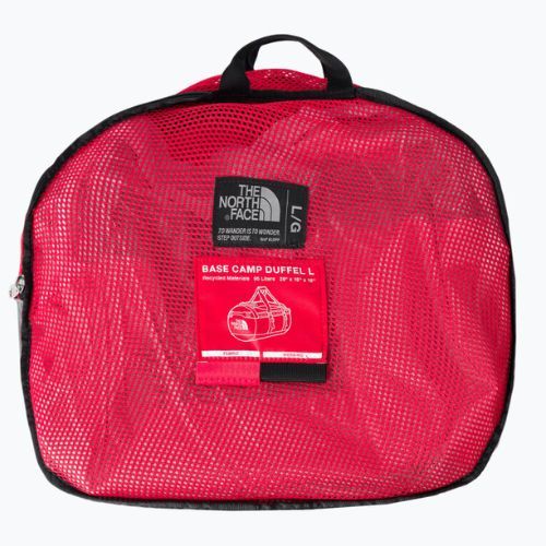 Torba podróżna The North Face Base Camp Duffel L 95 l red/black