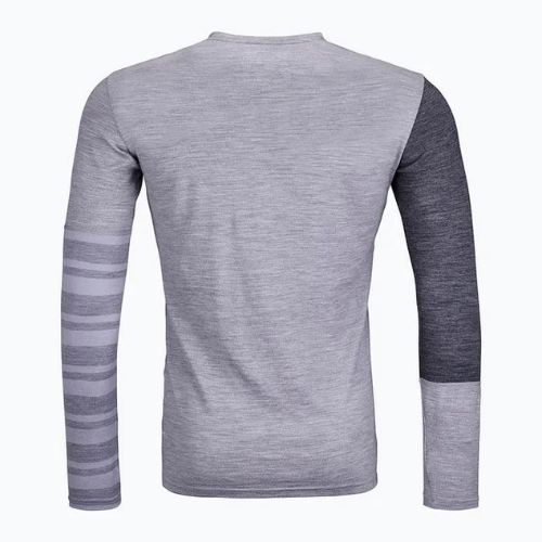 Longsleeve termoaktywny męski ORTOVOX 185 Rock'N'Wool grey blend