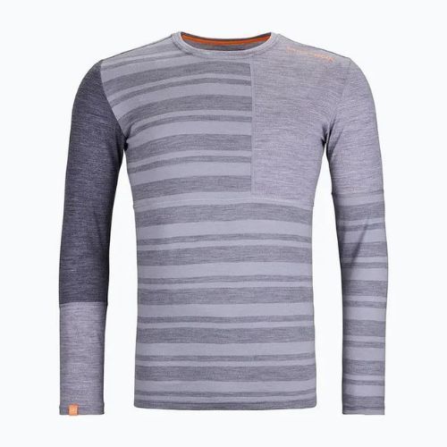 Longsleeve termoaktywny męski ORTOVOX 185 Rock'N'Wool grey blend
