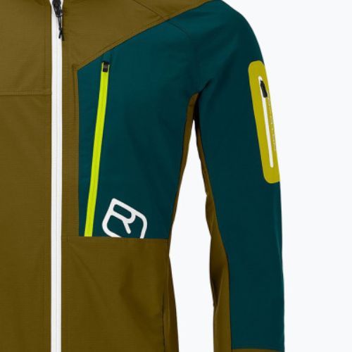 Kurtka softshell męska ORTOVOX Berrino green moss