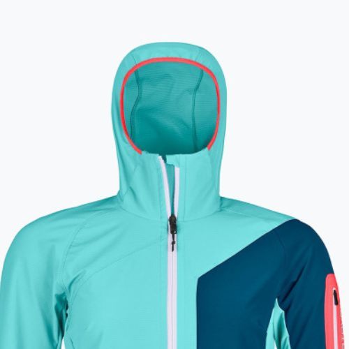 Kurtka softshell damska ORTOVOX Berrino Hooded ice waterfall