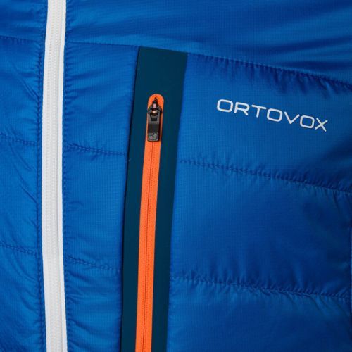 Kurtka hybrydowa męska ORTOVOX Swisswool Piz Boval petrol blue