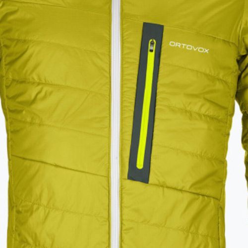 Kurtka hybrydowa męska ORTOVOX Swisswool Piz Boval green pine