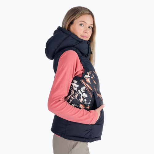 Bezrękawnik damski Columbia Pike Lake II Insulated black/black fallgrass print