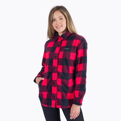 Koszula damska Columbia Benton Springs red lily check print