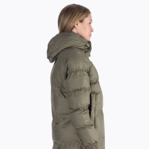 Płaszcz puchowy damski Columbia Pike Lake Long stone green/olive green