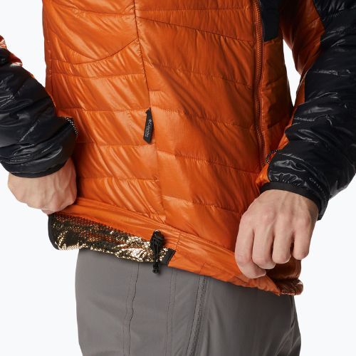Kurtka męska Columbia Platinum Peak Hooded warm copper/black