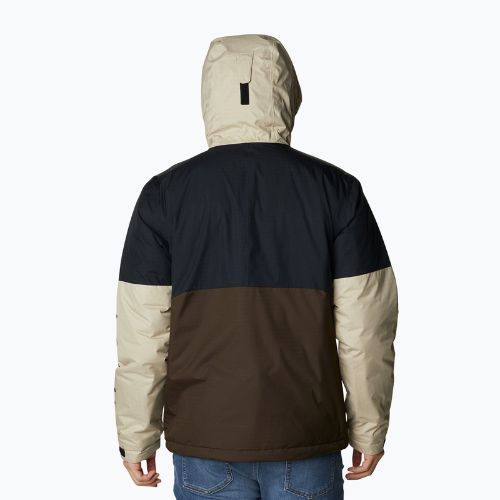 Kurtka zimowa męska Columbia Point Park Insulated black/cordovan/ancient fossil