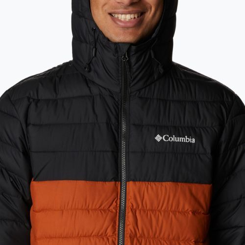 Kurtka męska Columbia Powder Lite Hooded warm copper/black