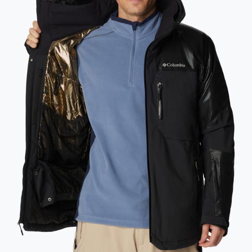 Kurtka narciarska męska Columbia Snow Slab Black Dot black