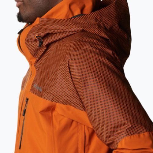 Kurtka narciarska męska Columbia Snow Slab Black Dot warm copper/warm copper w bd