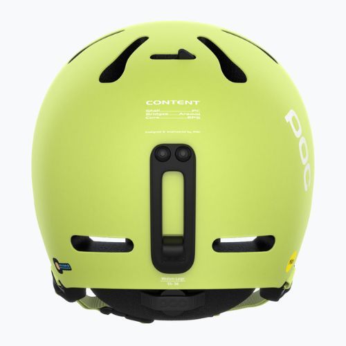 Kask narciarski POC Fornix MIPS lemon calcite matt