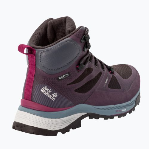 Buty trekkingowe damskie Jack Wolfskin Force Striker Texapore Mid purple/grey