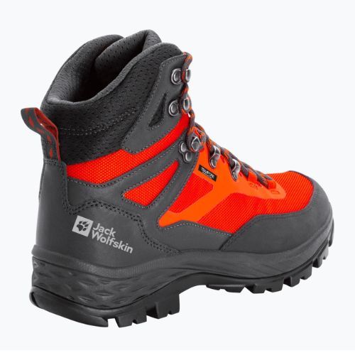 Buty trekkingowe męskie Jack Wolfskin Rebellion Guide Texapore Mid orange/phantom