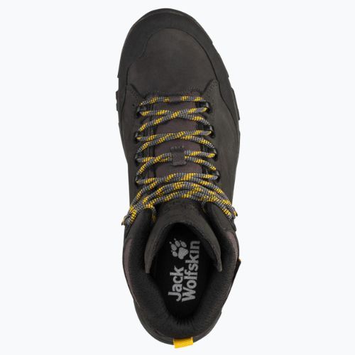 Buty trekkingowe męskie Jack Wolfskin Rebellion Texapore Mid phantom/burly yellow xt