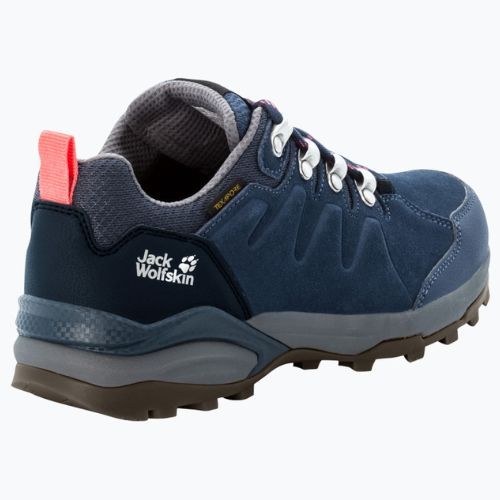 Buty trekkingowe damskie Jack Wolfskin Refugio Texapore Low dark blue/grey