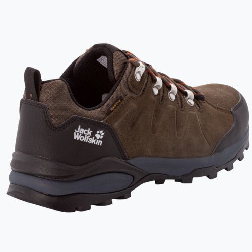 Buty trekkingowe męskie Jack Wolfskin Refugio Texapore Low khaki/ phantom