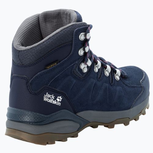 Buty trekkingowe damskie Jack Wolfskin Refugio Texapore Mid dark blue/grey