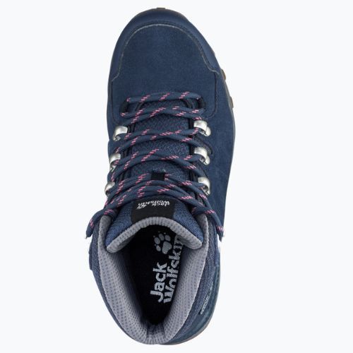 Buty trekkingowe damskie Jack Wolfskin Refugio Texapore Mid dark blue/grey