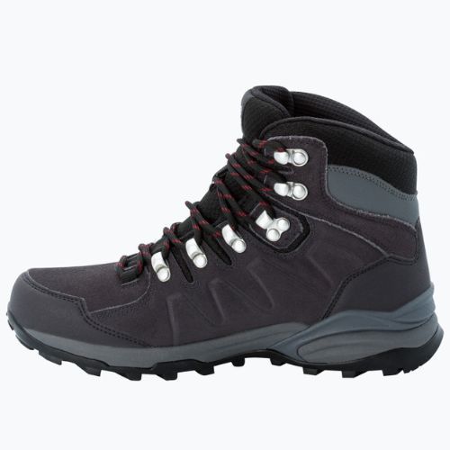 Buty trekkingowe damskie Jack Wolfskin Refugio Texapore Mid dark steel/purple