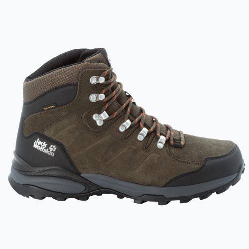 Buty trekkingowe męskie Jack Wolfskin Refugio Texapore Mid khaki/ phantom