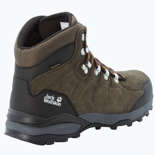 Buty trekkingowe męskie Jack Wolfskin Refugio Texapore Mid khaki/ phantom