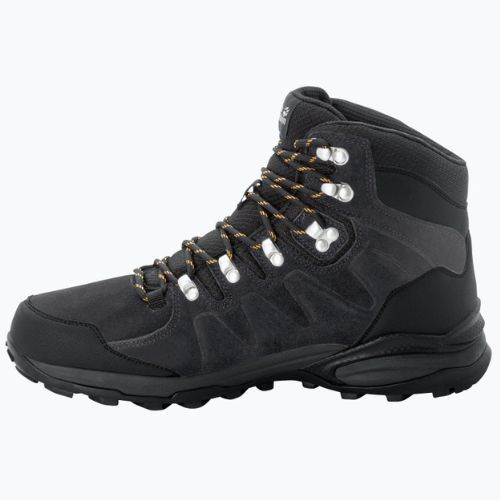 Buty trekkingowe męskie Jack Wolfskin Refugio Texapore Mid phantom/ burly yellow xt