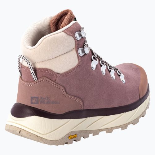 Buty turystyczne damskie Jack Wolfskin Terraventure Urban Mid rose/white