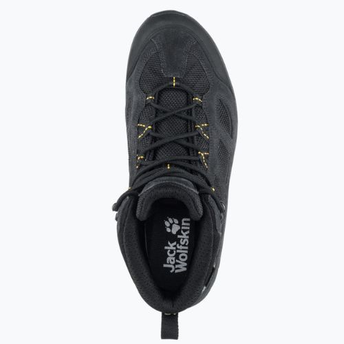 Buty trekkingowe męskie Jack Wolfskin Vojo 3 Texapore Mid black/burly yellow xt