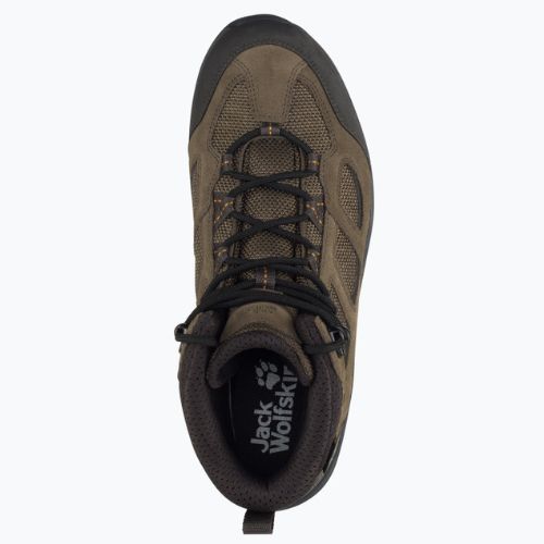 Buty trekkingowe męskie Jack Wolfskin Vojo 3 Texapore Mid khaki/phantom