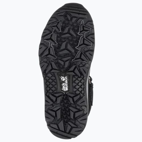 Buty trekkingowe dziecięce Jack Wolfskin Vojo Lt Texapore Mid black/burly yellow xt