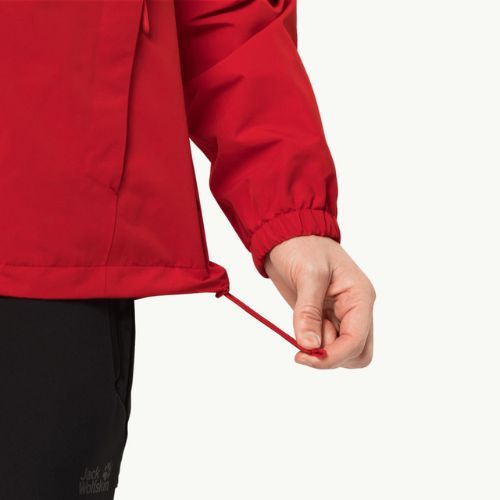 Kurtka przeciwdeszczowa męska Jack Wolfskin Stormy Point 2L adrenaline red