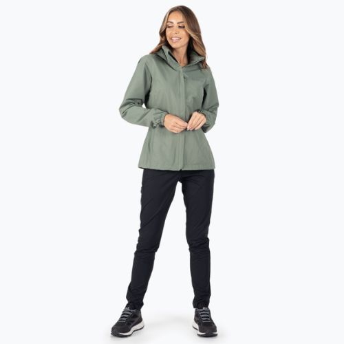 Kurtka przeciwdeszczowa damska Jack Wolfskin Stormy Point 2L hedge green