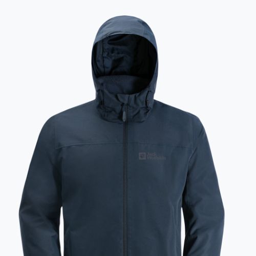 Kurtka 3w1 męska Jack Wolfskin Taubenberg night blue