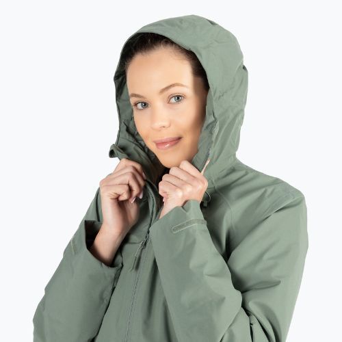 Kurtka zimowa damska Jack Wolfskin Heidelstein Ins hedge green
