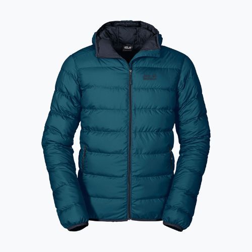 Kurtka puchowa męska Jack Wolfskin Helium blue coral