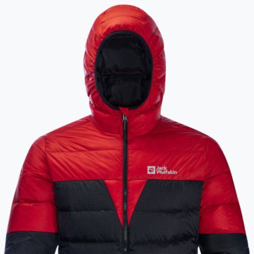 Kurtka puchowa męska Jack Wolfskin Dna Tundra Down Hoody adrenaline red