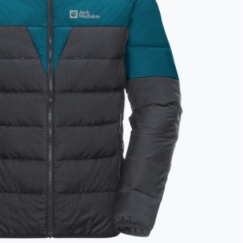 Kurtka puchowa męska Jack Wolfskin Dna Tundra Down Hoody blue coral