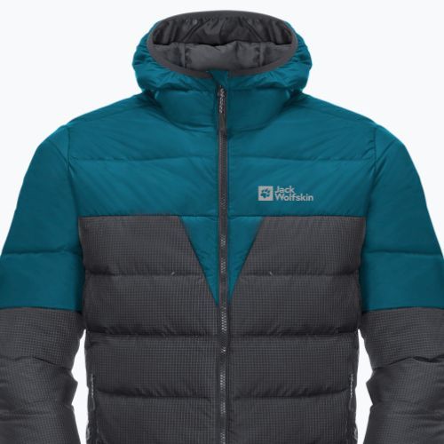Kurtka puchowa męska Jack Wolfskin Dna Tundra Down Hoody blue coral