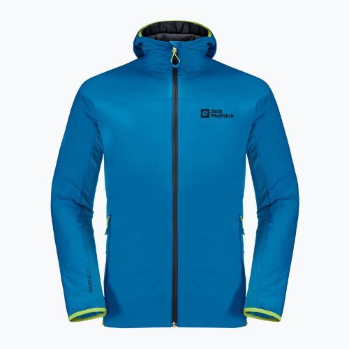 Kurtka męska Jack Wolfskin Alpspitze Ins Hoody blue pacific